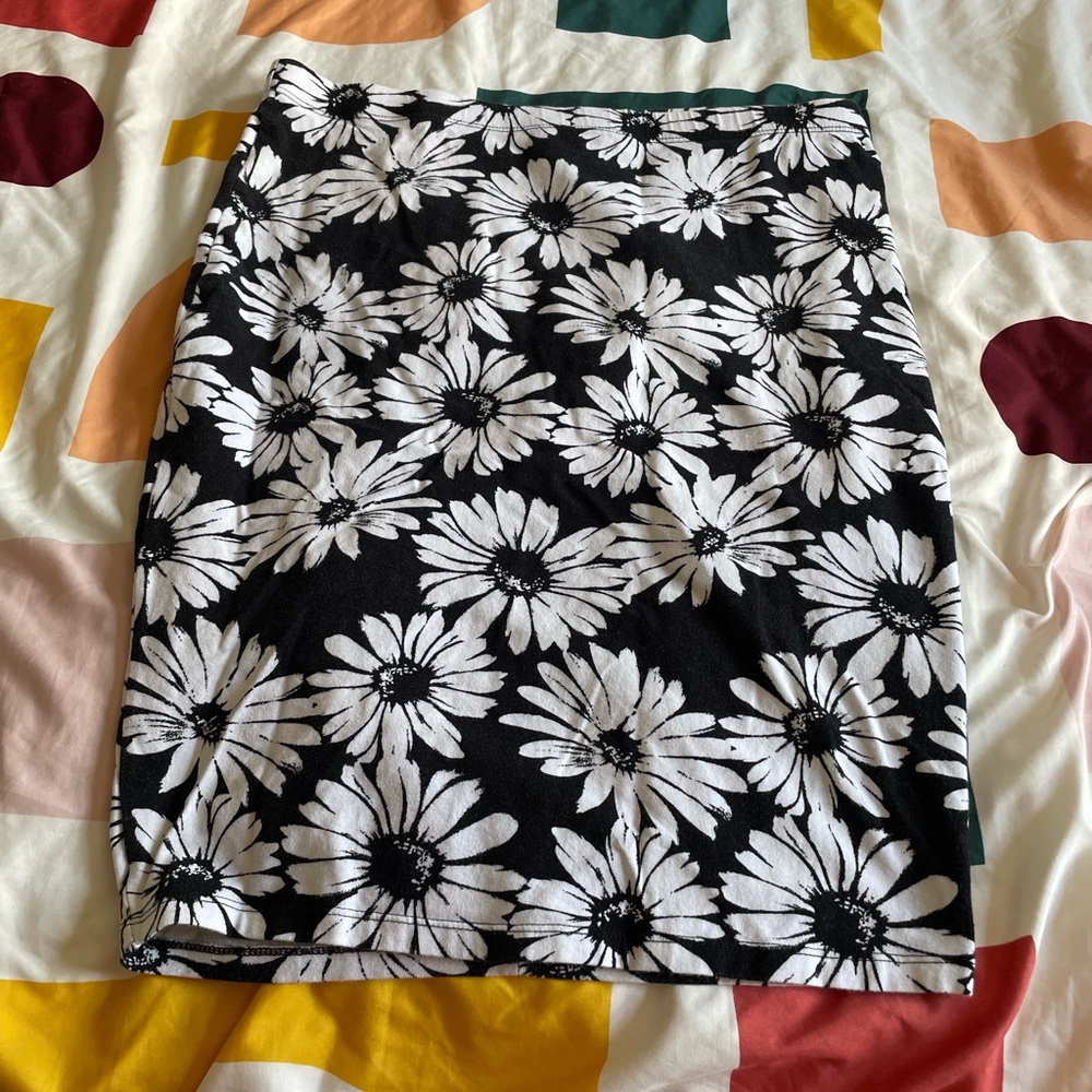 Cotton floral skirt